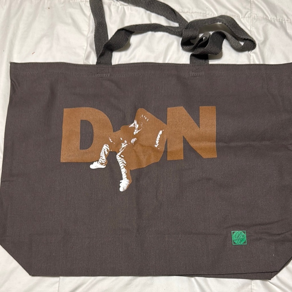Brown and Black Tote Bag